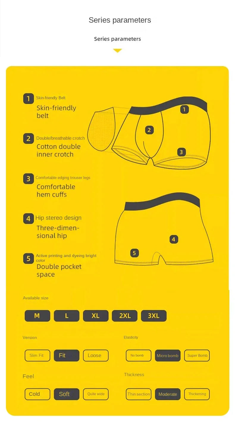 Men's 4 Pack Boxer Shorts - ShopHub