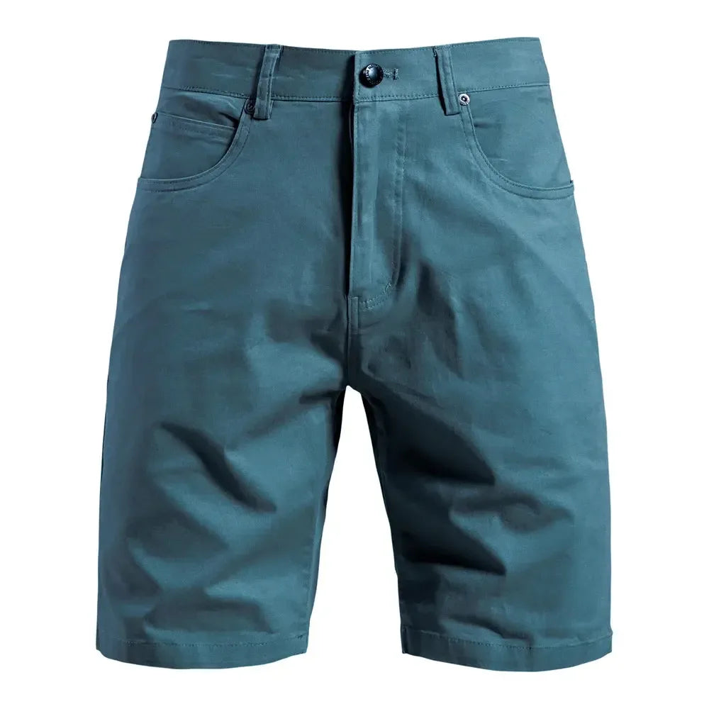 AIOPESON Men's 100% Cotton Summer Casual Shorts - ShopHub