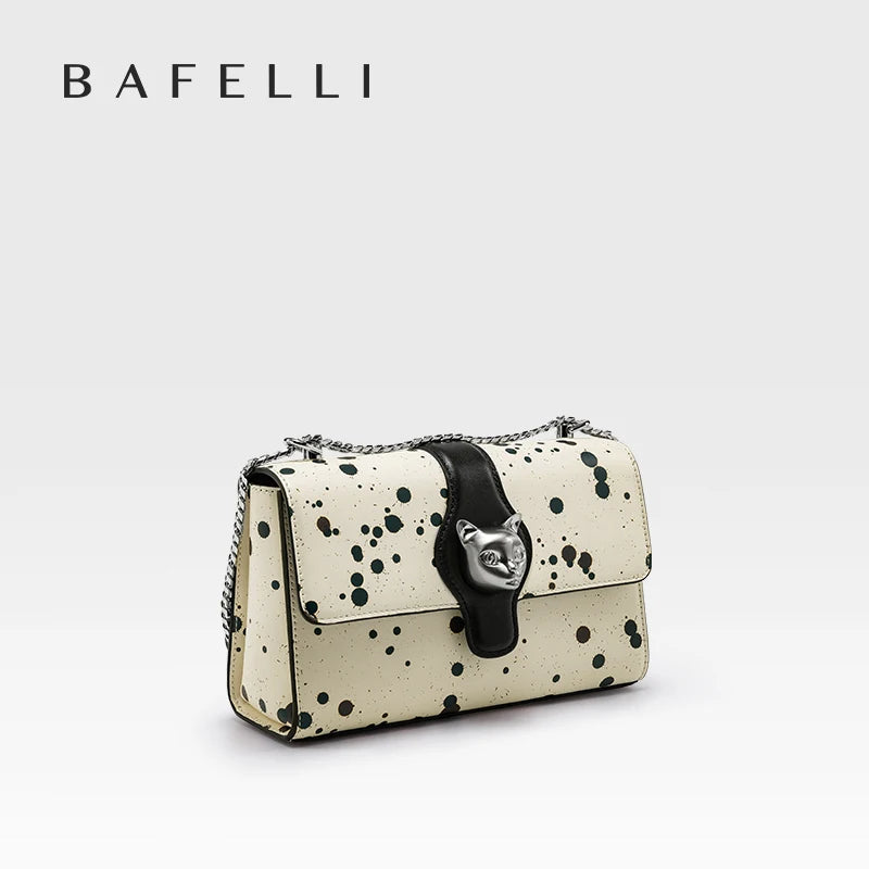 BAFELLI Genuine Leather Messenger Bag
