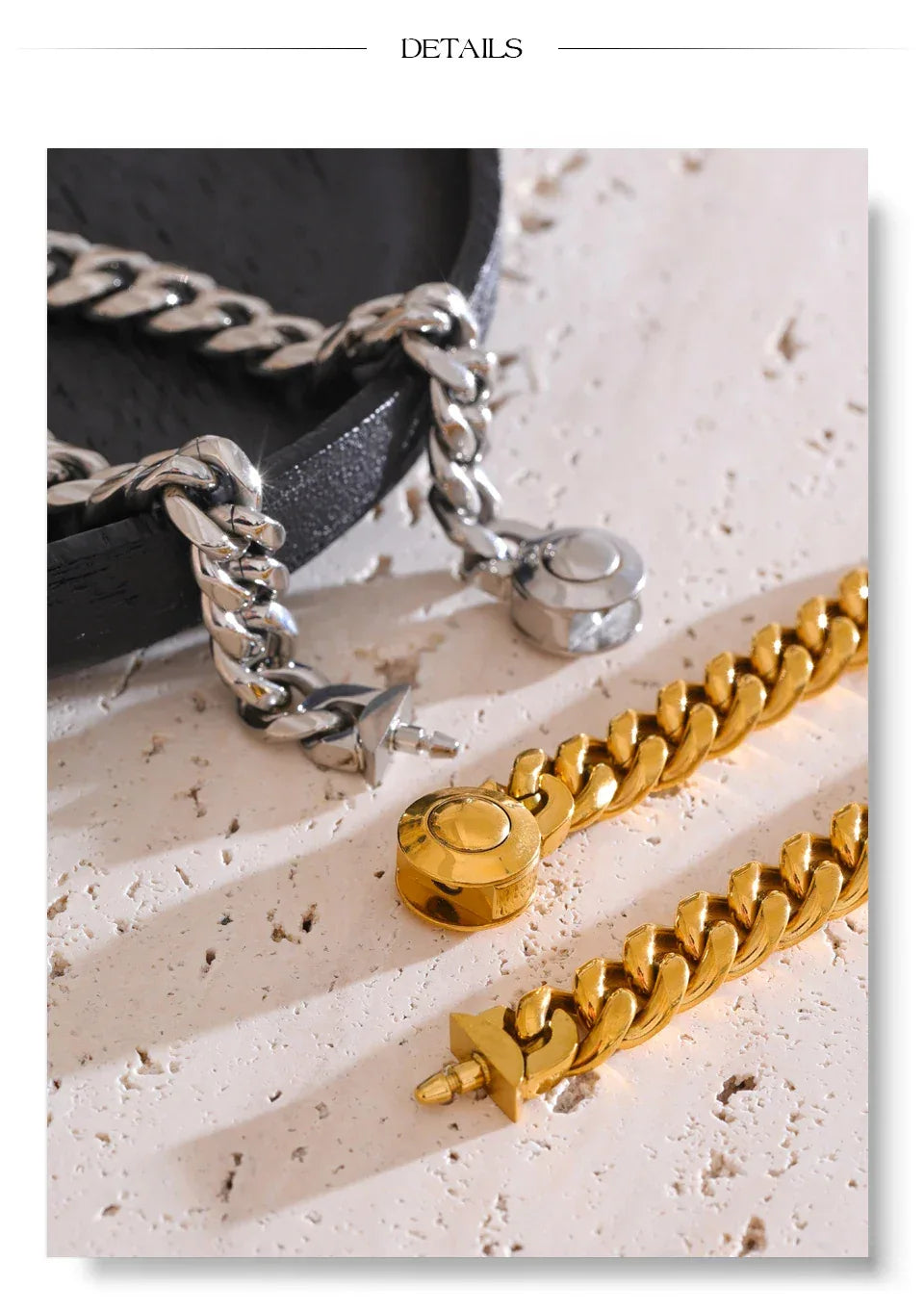 Hand Polished Stainless Steel Cuban Link Thick Bracelet - ShopHub