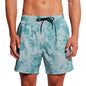 DESMIIT S102A Printed Swim Shorts with Back Zipper Pocket