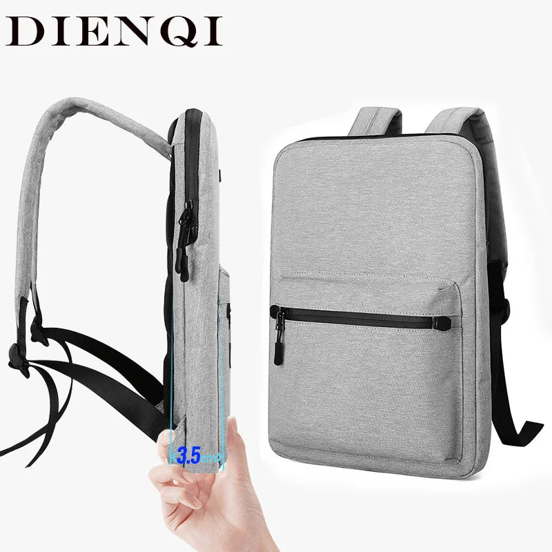DIENQI Ultra-thin Laptop Backpack