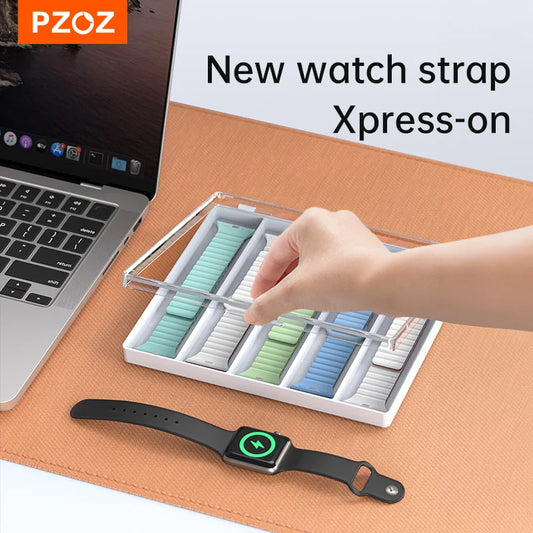 PZOZ Clear Acrylic Watch Strap Storage Box