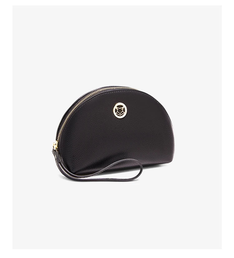 FOXER Genuine Leather Women's Mini Wristlet
