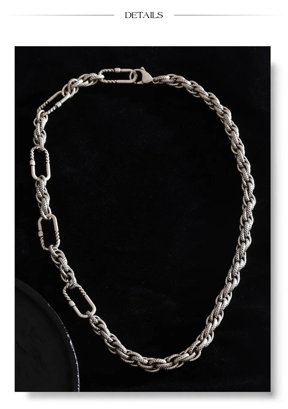 55cm Fashion Classic Stainless Steel Metal Chain Necklace - ShopHub