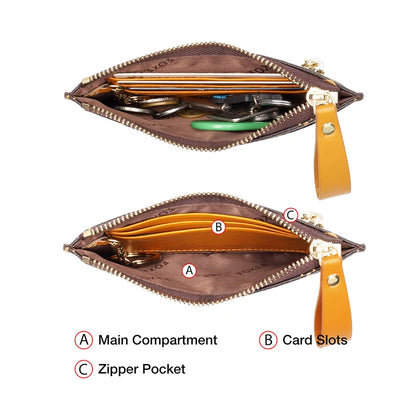 FOXER Mini Card Holder Wallet
