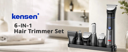 Kensen S38 Electric Hair Trimmer for Men 6 in 1 Body Hair Shaver