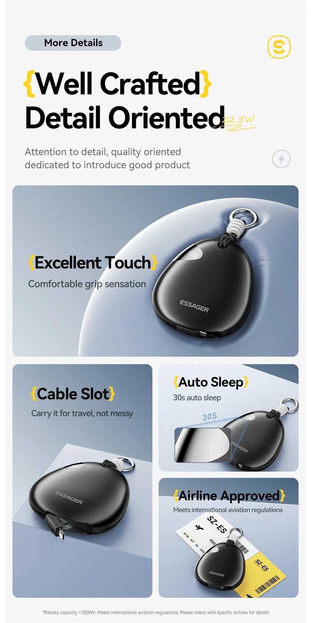 Essager 10000mAh Digital Display Power Bank - ShopHub