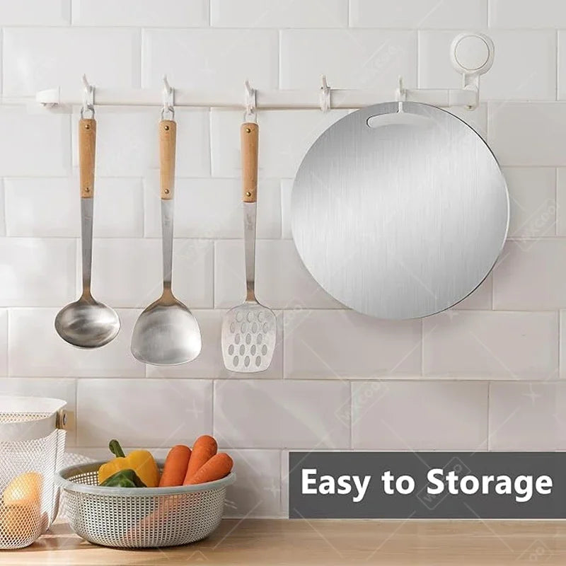 3PC Double-Sided Stainless Steel Cutting Board