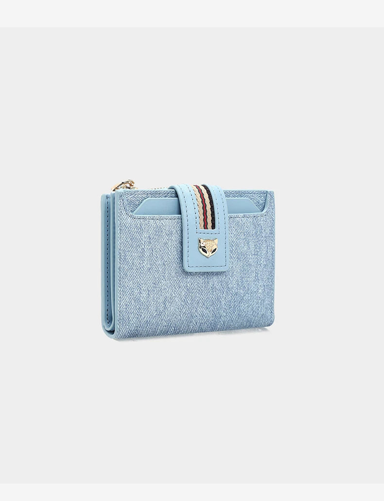 FOXER Synthetic Leather Short Wallet for Women