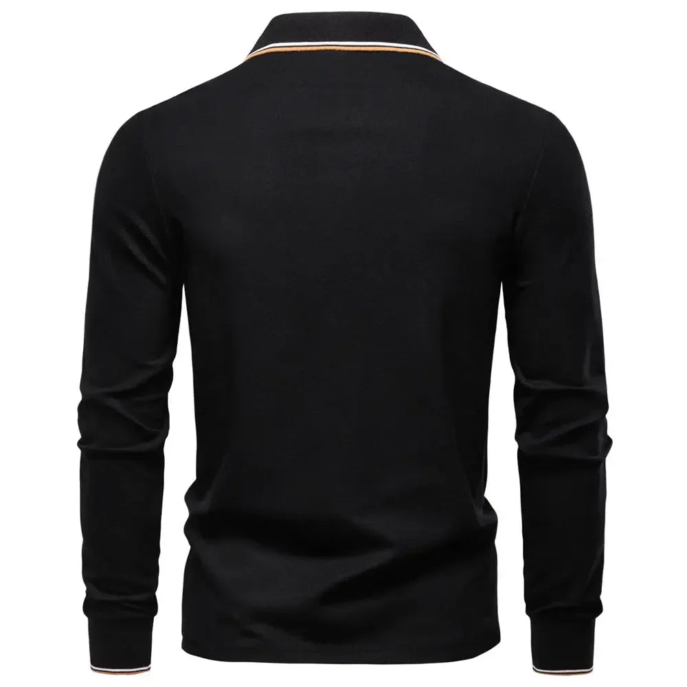 AIOPESON Men's Mock Neck Polo Shirts - ShopHub