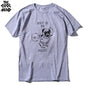 COOLMIND PU0117A Go Home or Go Hard Pug Cotton Tee