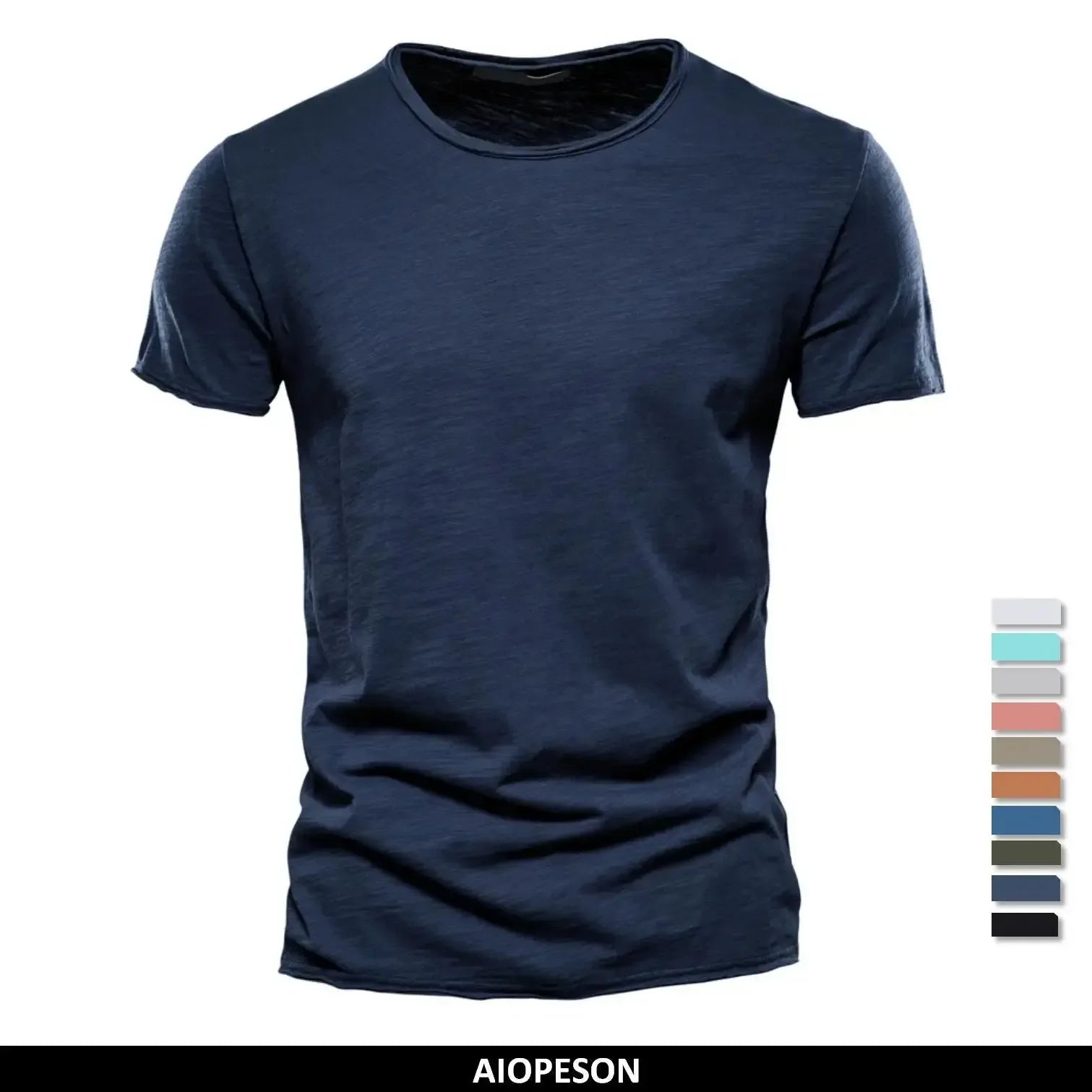 AIOPESON 100% Cotton Men's T-Shirts - ShopHub