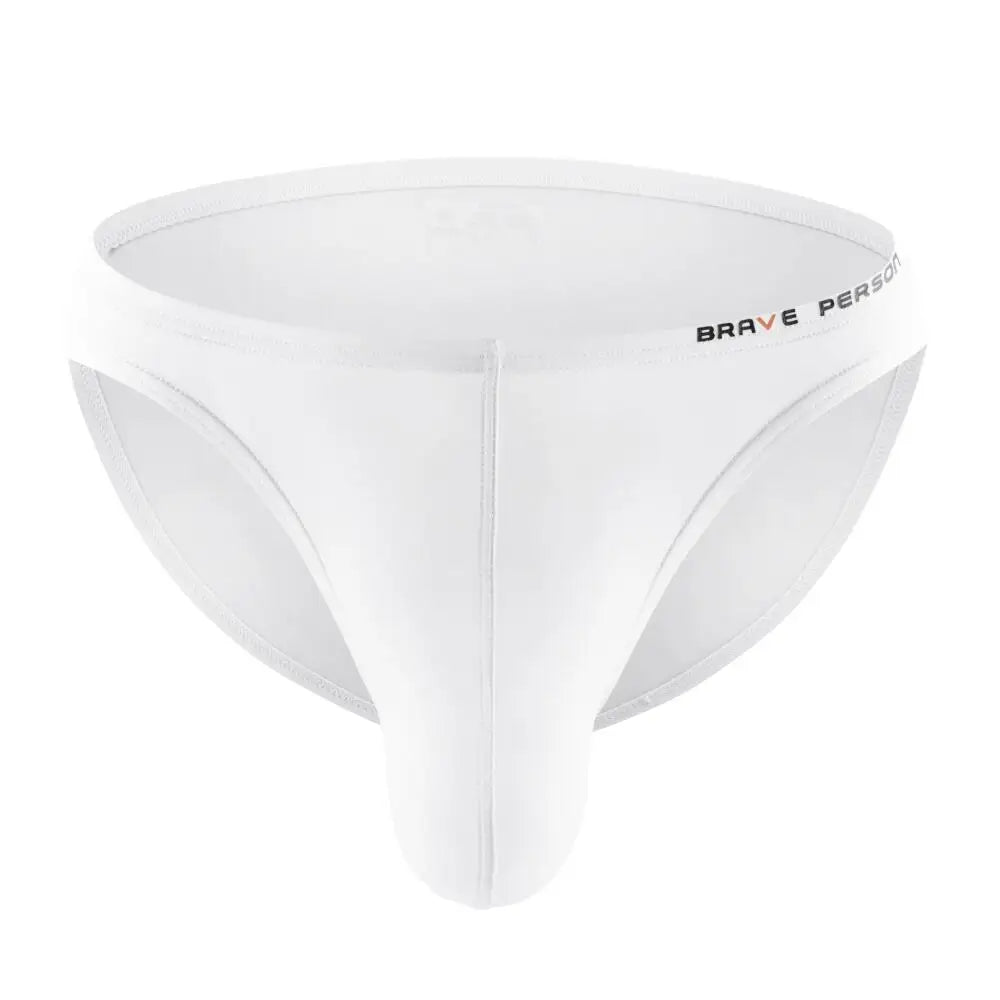 BRAVE PERSON Sexy Men's Underwear Big Penis Pouch Briefs Bikini Nylon Underpants