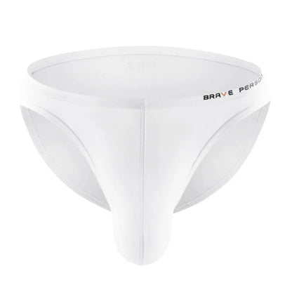 BRAVE PERSON Sexy Men's Underwear Big Penis Pouch Briefs Bikini Nylon Underpants