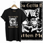 COOLMIND Cat Lover Graphic Cotton T-Shirt | Women's Relaxed Fit