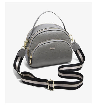 FOXER Brand Genuine Leather Top-handle Bag Women's Shoulder Bag 2026 New Chic Female Shell Bag Luxury Brand Crossbody Purse