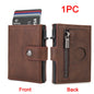Carbon Fiber Rfid Blocking Mens Credit Card Holder Airtag Wallet