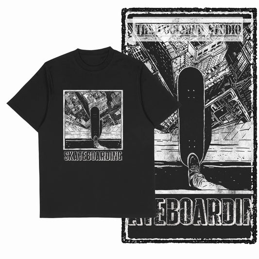 COOLMIND Unisex Skate Graphic Cotton T-Shirt | Streetwear Selection