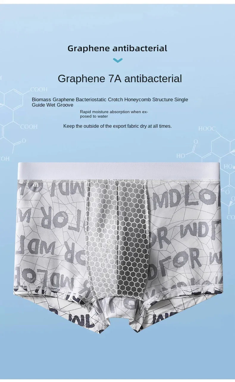 Men's Ice Silk Boxer Shorts - ShopHub