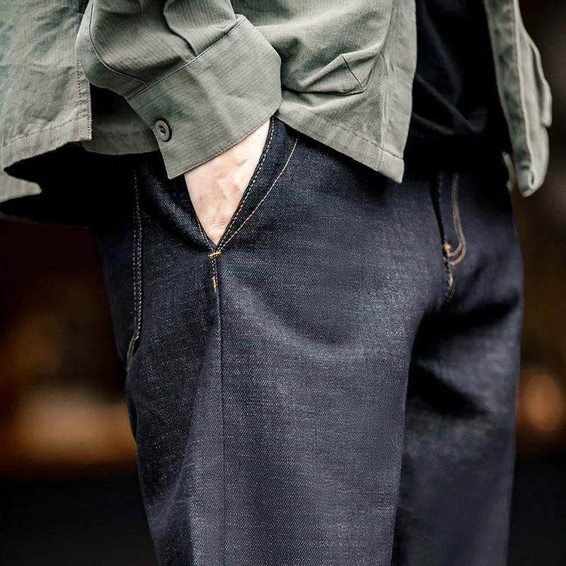 Maden Vintage 13.5oz Heavyweight Coloured Selvedge Raw Denim Jeans