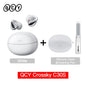 QCY Crossky C30S Wireless Earphones - Hi-Res LDAC Open Ear Clip-On Bluetooth 6.0 Sports Headphones with 40H Battery Life