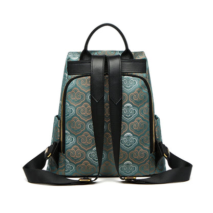 Limited New ZOOLER Handmade Cow Leather Backpack Women Fashion Bag Luxury Large Capacity Backpack Chinese Style #SC2050
