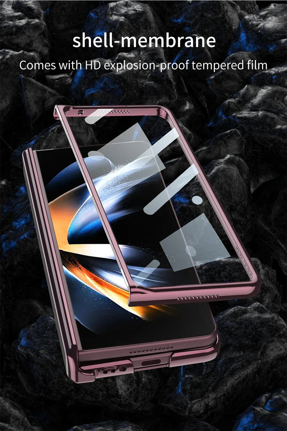 GKK Magnetic Hinge Outer Glass Case for Galaxy Z Fold 4 & 5 - ShopHub