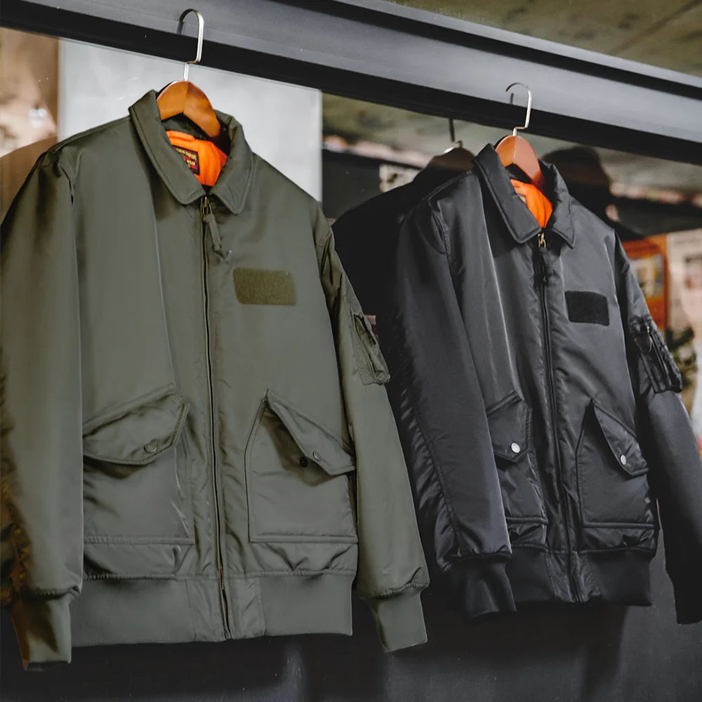 MADEN Padded Bomber Jacket | Army Green or Black
