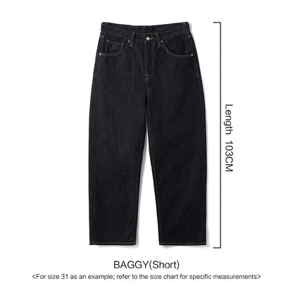SIMWOOD High Standard 2026 Spring Summer New Baggy Style 12oz  Natural Hemp Cotton Blend  Fabric Jeans Men Vintage Denim Pants