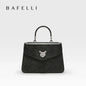 BAFELLI Floral Leather Business Doctor Bag in Pine Forest