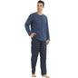 Men's flannel pajama set from ShopHub NZ featuring a cozy plaid design, perfect for comfortable evening relaxation.