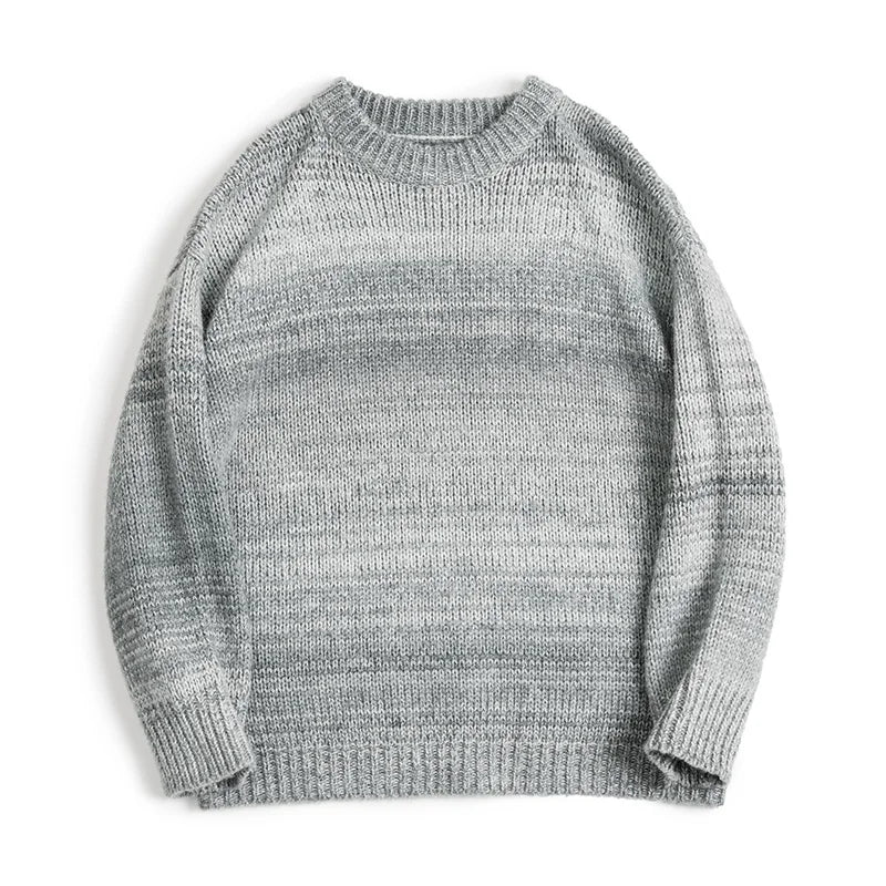MADEN Vintage Gradient-Stripe Sweater