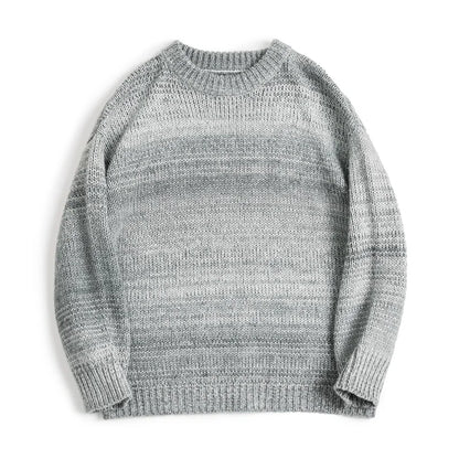 MADEN Vintage Gradient-Stripe Sweater
