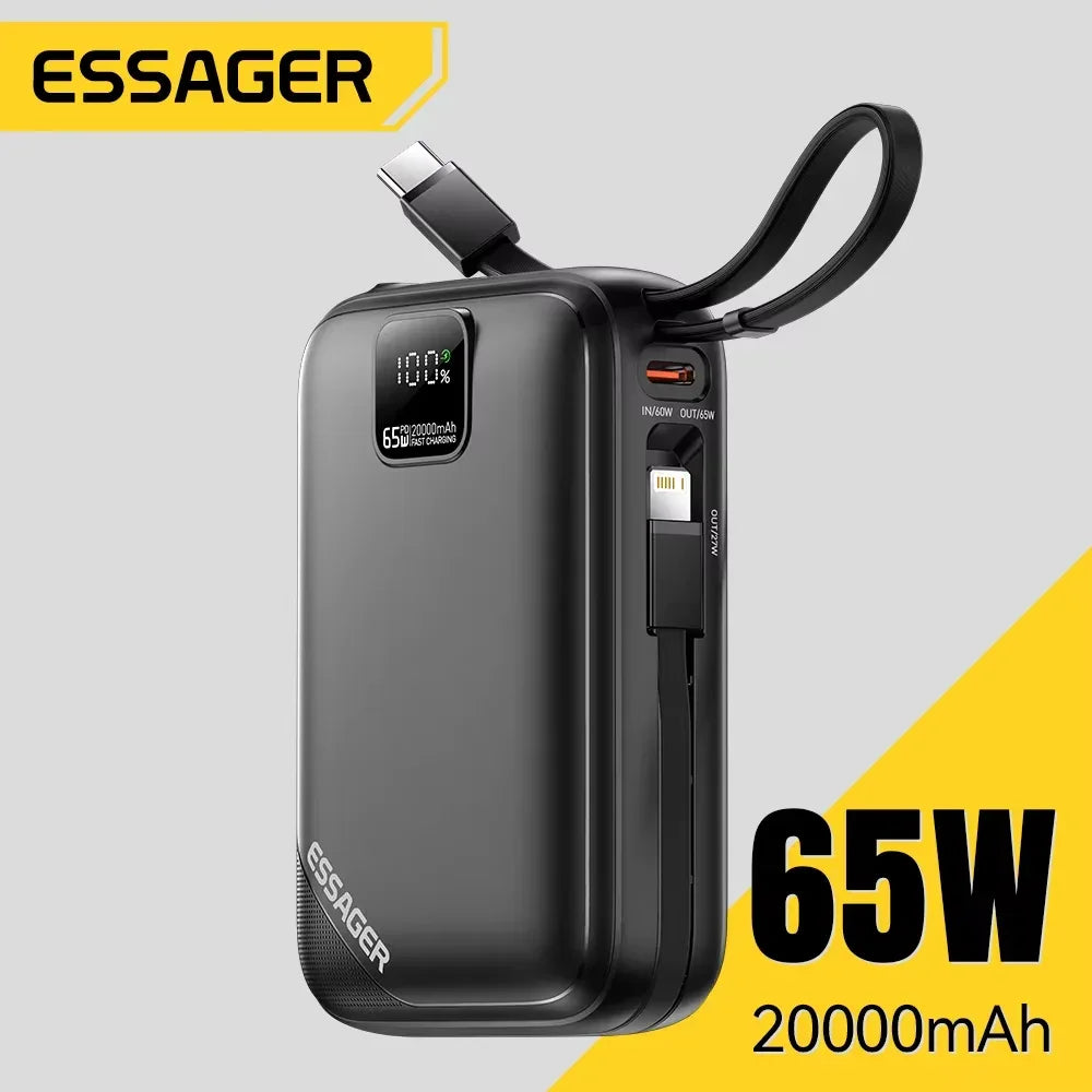 Essager 65W 20000mAh Power Bank - ShopHub
