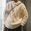 MADEN Retro Aran Crew-Neck Sweater