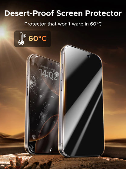 UGREEN 1/2 PCS Anti-Spy Glass for iPhone 17 Pro Max Screen Protector for iPhone 17 Air Privacy Screen Films