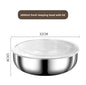 Large Stainless Steel Mixing Bowls - Rust Resistant Kitchen Utensils for Dough, Pasta, Vegetables, and Soups