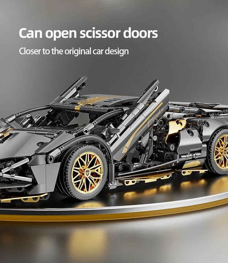 TOYLINX 1:14 Supercar Building Blocks Toy - ShopHub