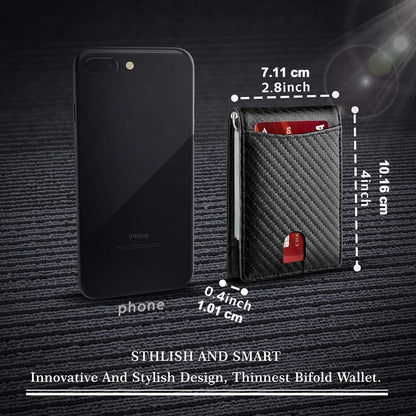 RFID Carbon Fiber Men's Wallet