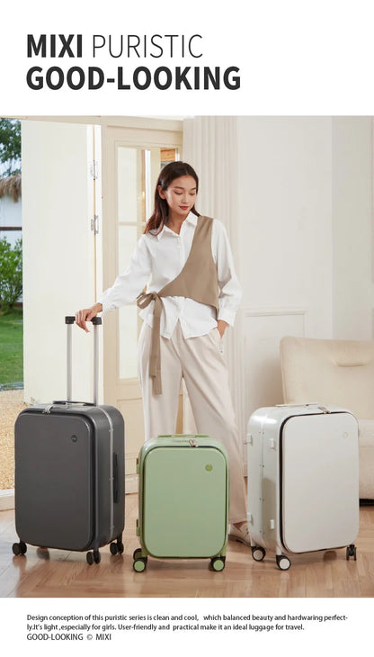 Mixi Premium Polycarbonate Rolling Suitcase