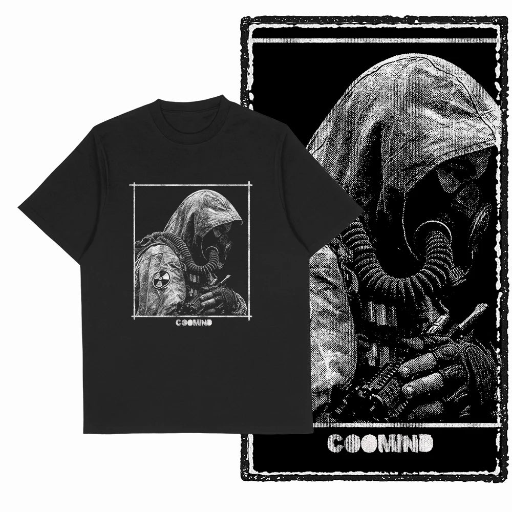 COOLMIND X0068 Silent Rebellion Graphic Tee
