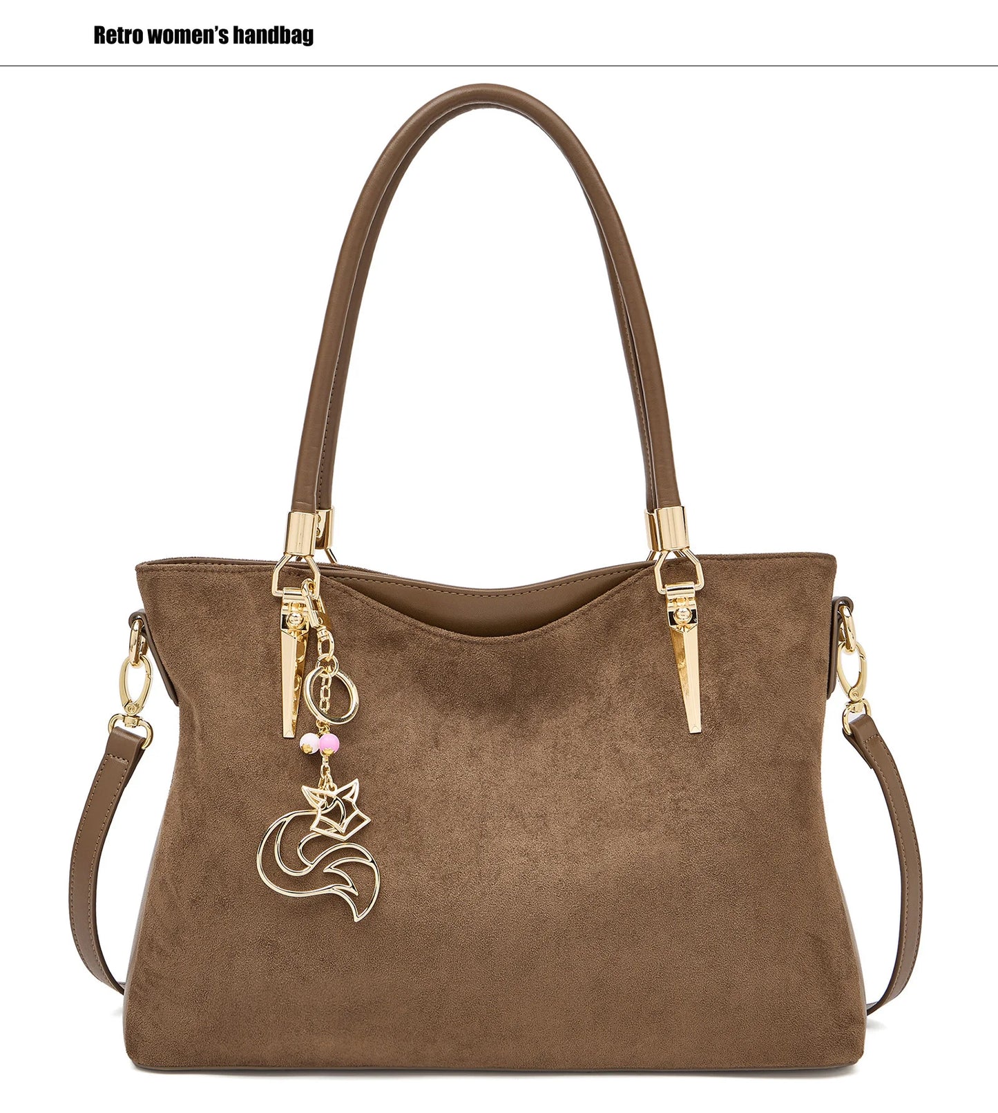 FOXER Vintage Suede Women's Handbag