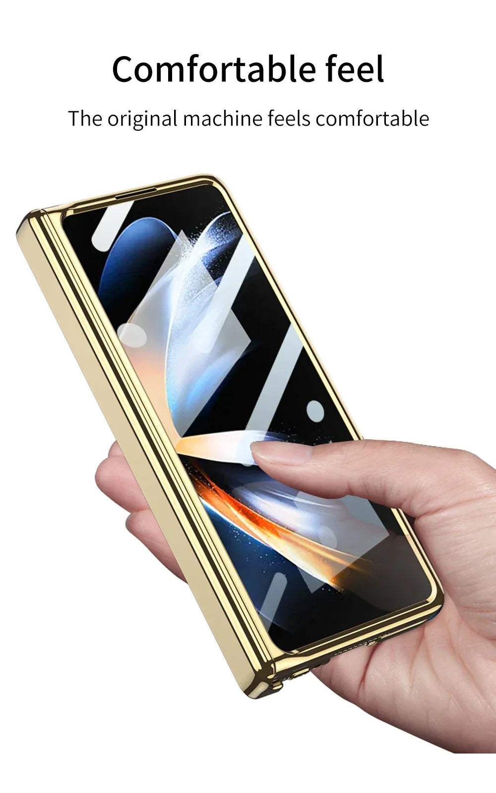 GKK Magnetic Hinge Outer Glass Case for Galaxy Z Fold 4 & 5 - ShopHub