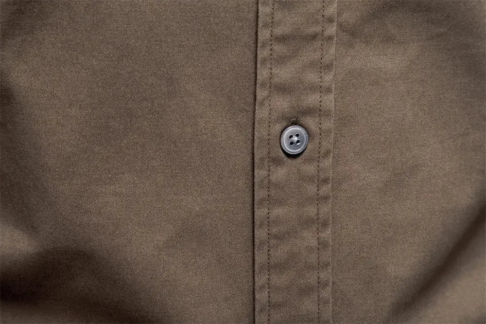 AIOPESON Business Cotton Pocket Shirts - ShopHub
