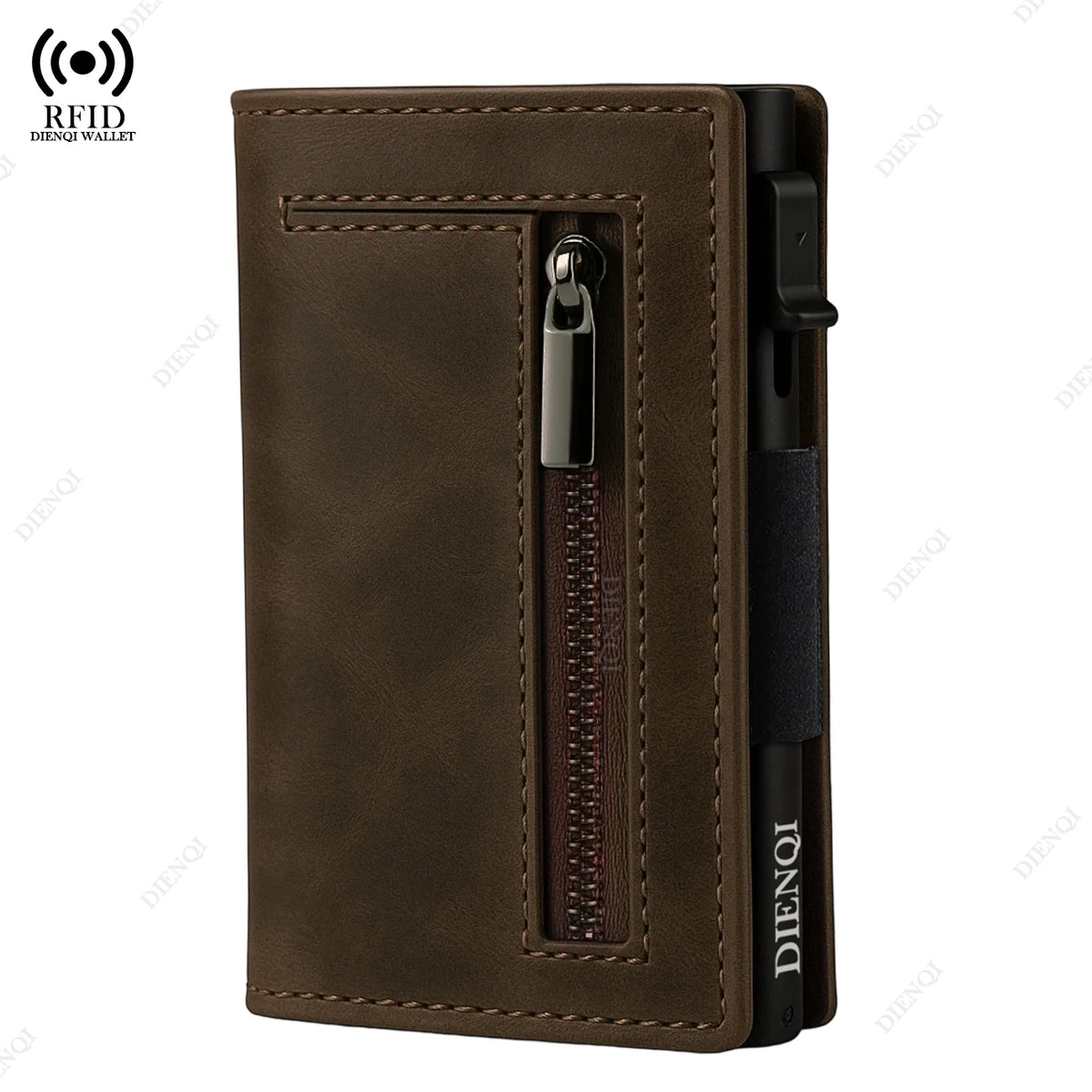 Pop Up Business Card Holder Holder Men's Wallet Magnetic Rfid Slim Thin Wallets Bank Credit Cardholder Case Tarjetero Metalico