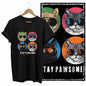 COOLMIND Black Cat Graphic T-Shirt | Women's 50-Design