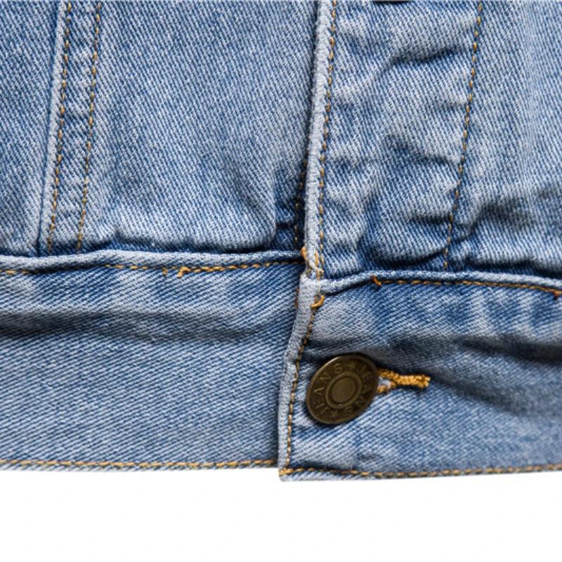 AIOPESON Cotton Denim Jackets - ShopHub