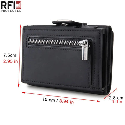 Rfid Carbon Fiber Card Holder Wallets