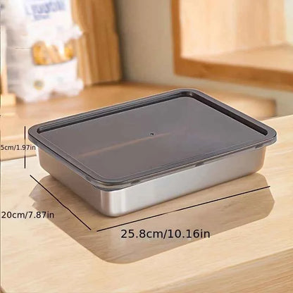 5Pcs Stainless Steel Food Containers